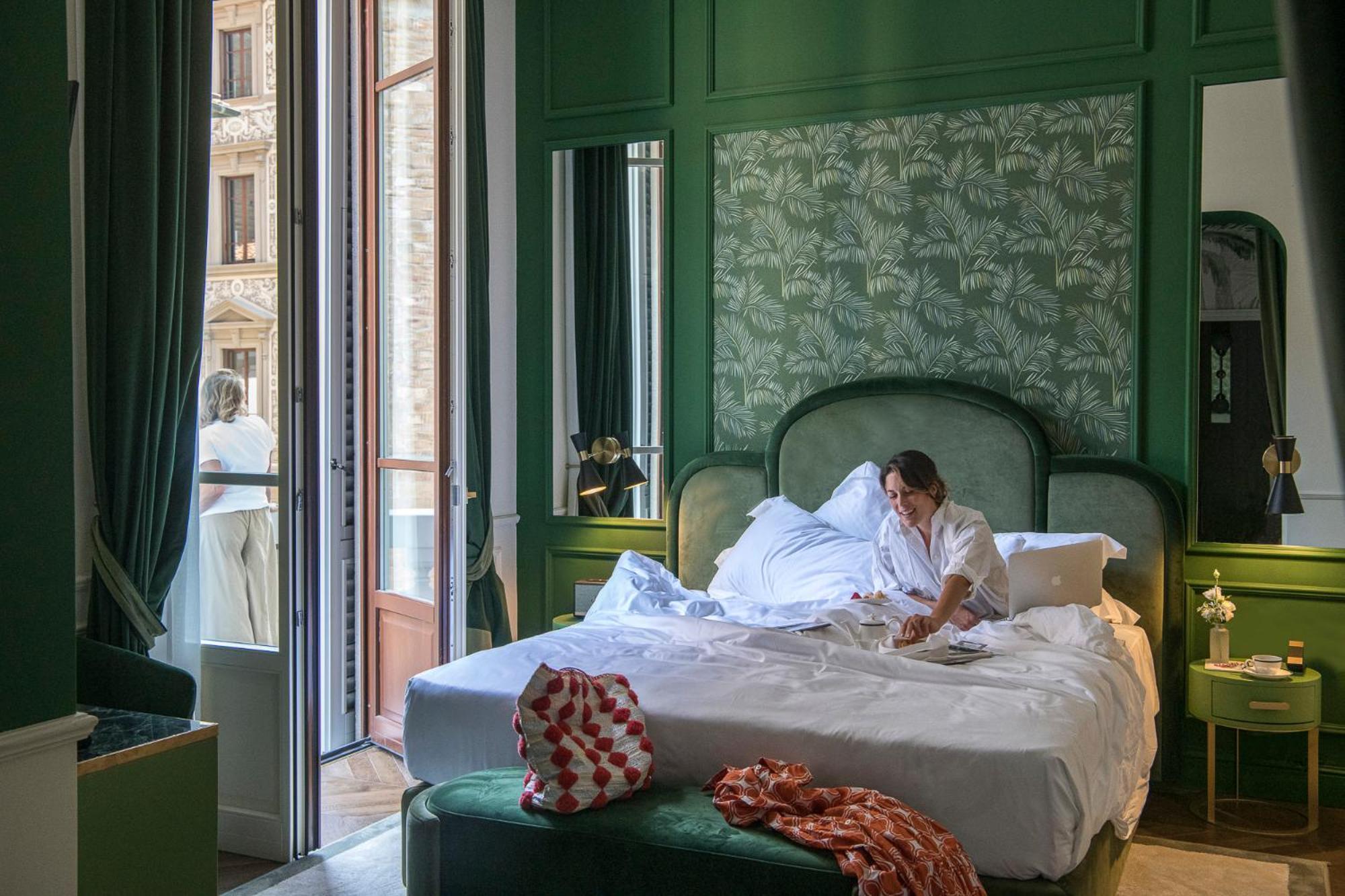 Hotel La Gemma Φλωρεντία Εξωτερικό φωτογραφία A guest room at the Hotel